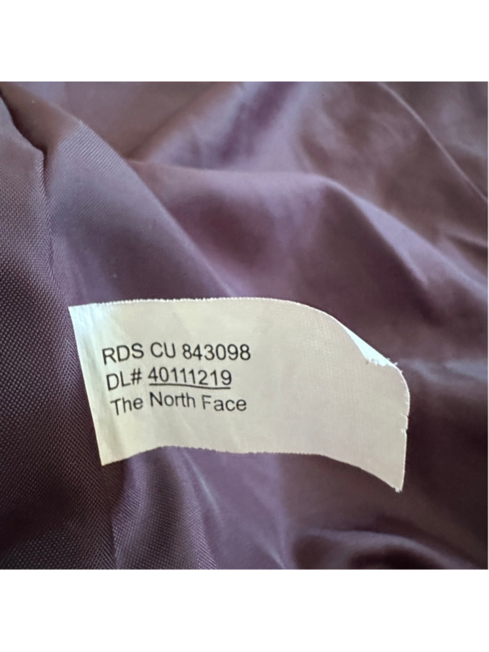The North Face Purple Puffer Jacket M Faux Fur Hood Down Winter Coat - Picture 15 of 16